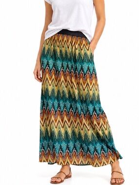 Sugar 17 Sheer 1/2 Lined Maxi Skirt